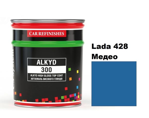 Автоэмаль алкидная "CS System Lada 428 Медео \Alkyd 300" (0,8л) [ЦС Систем Алкид 300 Лада] (синтетика)