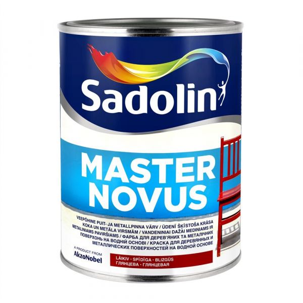 Алкідна фарба біла , "Master Novus 70" для дерева та металу [Садолін Мастер Новус]