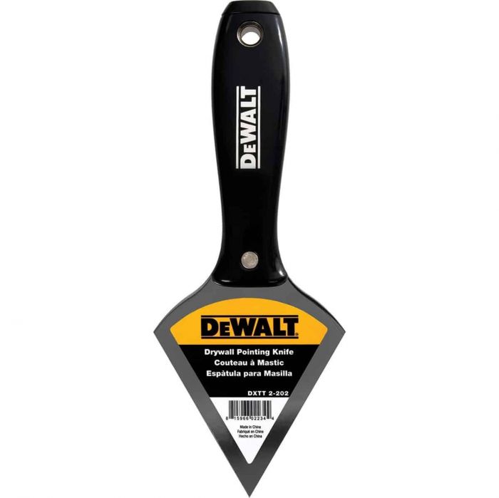 Гострокінцевий шпатель для важкодоступних місць DeWalt 3,5"(Деволт)