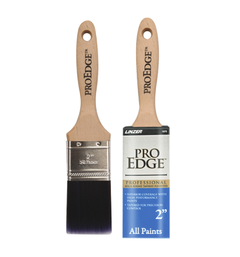 Малярная кисть с прямым срезом Linzer Pro Edge Contractor Polyester Blend (Линзер Про Эдж Контрактор)