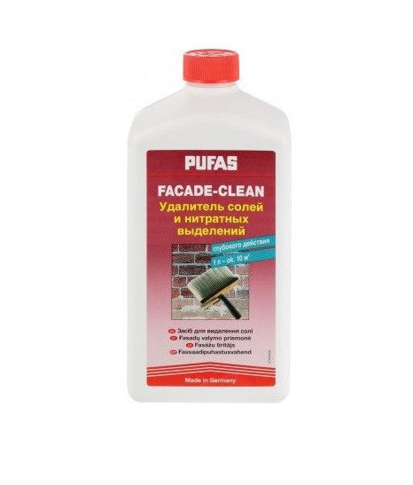 Засіб Pufas Facade-Clean для видалення солей 1л. (Пуфас Фасад Клин)