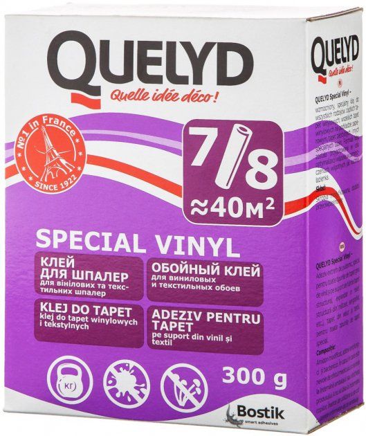Клей Quelyd Special Vinyl для виниловых обоев 300г (Келид Спешиал Винил)