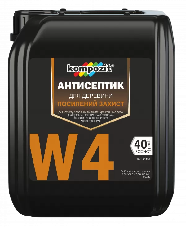 Антисептик W4 Kompozit для посиленого захисту (Композит)