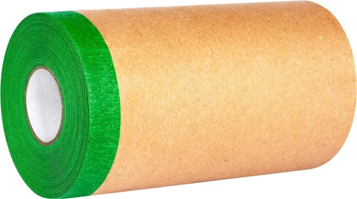 Бумага защитная с малярной лентой "Mustang Masking Roller" 250мм * 20м