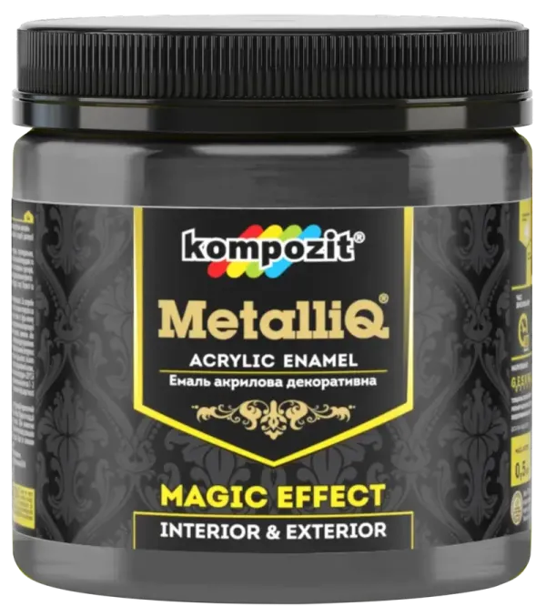 Емаль акрилова Kompozit Metalliq Чорна Перлина (Композит Метталік)