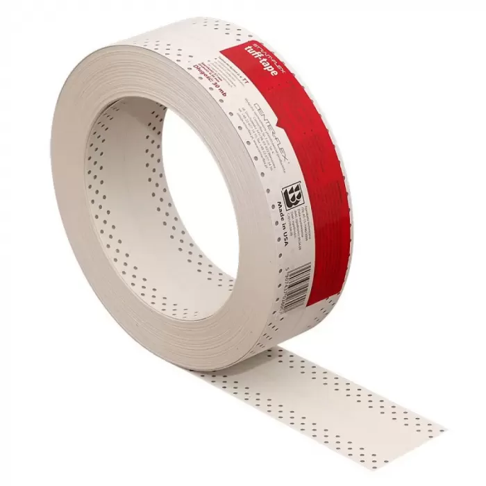 Стрічка композитна "Strait-Flex Tuff-Tape (американка)"червона, для кутів та швів. 57ммx30м (41мкм) [Стрейт флекс таф тейп]