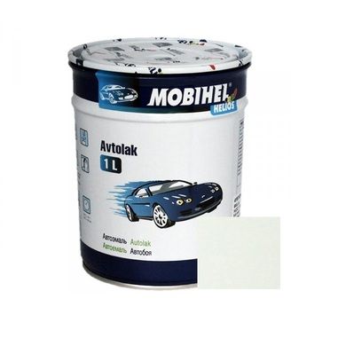 Алкідна автоемаль (синтетика) Mobihel Lada 201 Біла 1л (Мобіхел Лада 201)