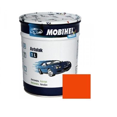 Алкідна автоемаль (синтетика) Mobihel Lada 295 Помаранчева 1л (Мобіхел Лада 295)
