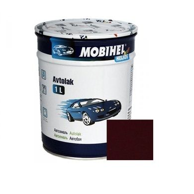 Алкідна автоемаль (синтетика) Mobihel Lada 180 Гранат 1л (Мобіхел Лада 180)
