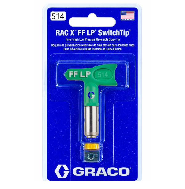 Сопло "Graco 514, RAC X FFLP SwitchTip", для фарборозпилювача низького тиску [Грако СвічТип 514]