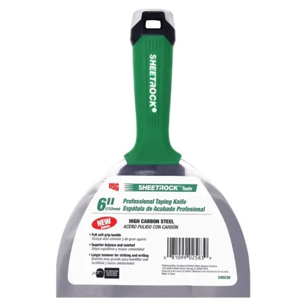 Шпатель SHEETROCK Carbon Steel Professional Drywall Taping Knife 6" (15 см) Шитрок