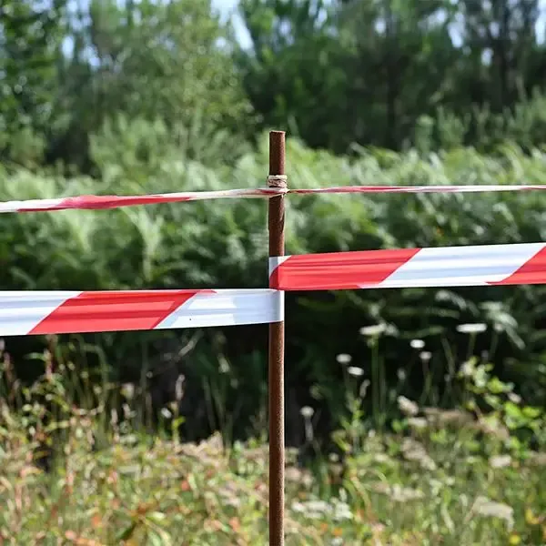 Сигнальна стрічка "HPX Barrier Tape" для огородження територій (ШПХ Барьер Тэйп) 