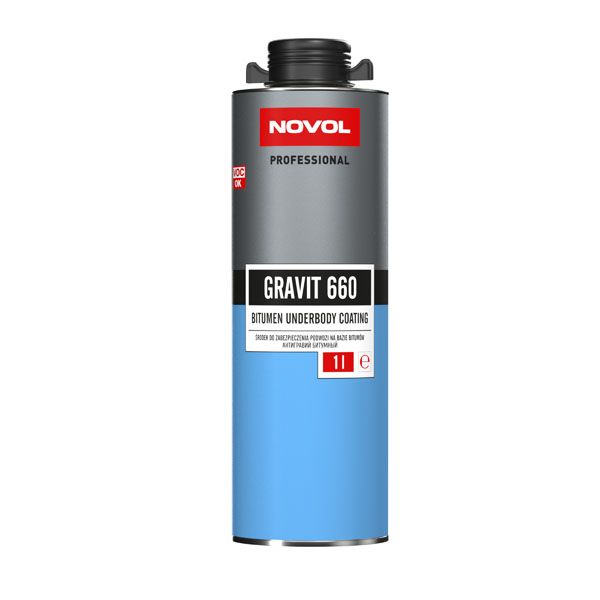 Бітумний антигравій "Novol GRAVIT 660" 1л [Новол Гравіт 660]