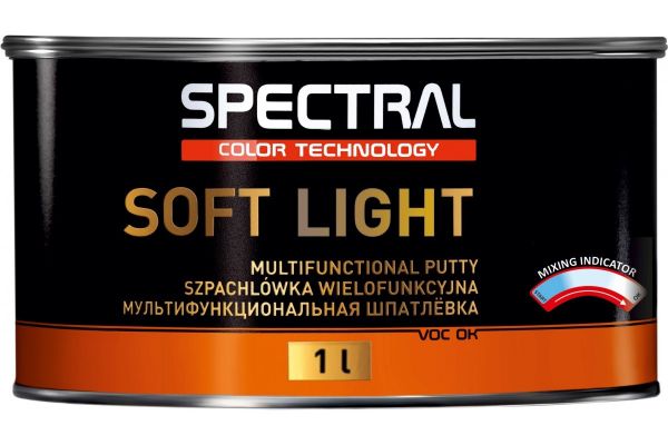 Мультифункціональна поліефірна автомобільна шпаклівка "SPECTRAL SOFT LIGHT" (1л) [Спектрал Софт Лайт]