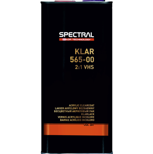 Автомобільний акриловий лак дуже швидкий "Spectral Klar 565-00 VHS 2:1" + затверджувач "H6115" (5л+2,5л) [Спектрал Клар 565-00]
