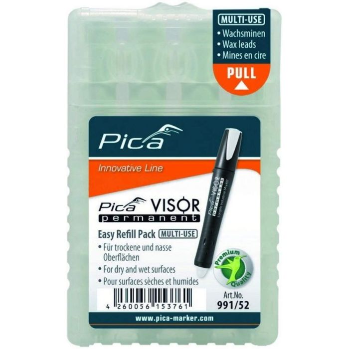 Графіти запасні для "Pica" VISOR білі 4 шт.PICA-MARKER [Піка Візор]