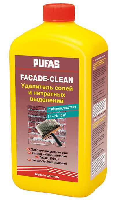 Pufas Facade-Clean средство для удаления солей 1л. (Пуфас Фасад Клин)