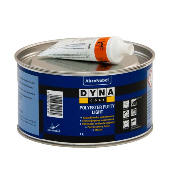 Легка автомобільна шпаклівка Dynacoat Polyester Putty Light (Дайнакоат Поліестер Патті Лайт)