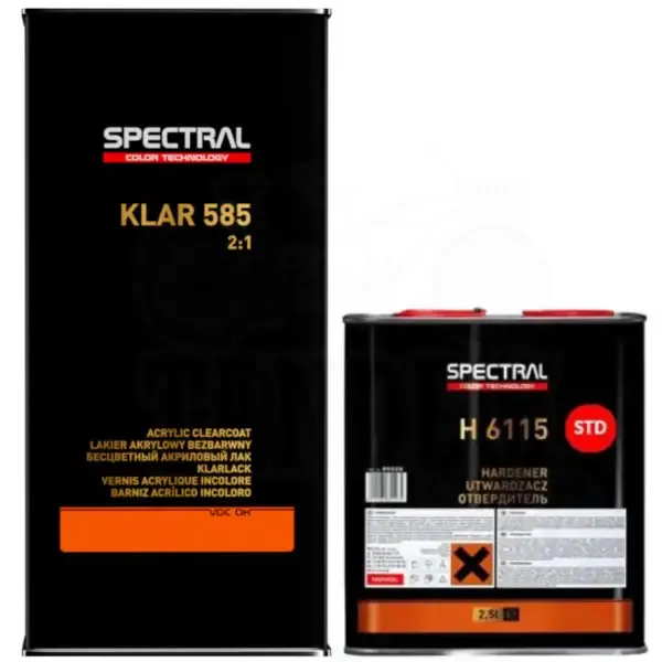 Акриловий лак "Spectral Klar 585 2:1" + затверджувач "H6115" [Спектрал Клар 585]