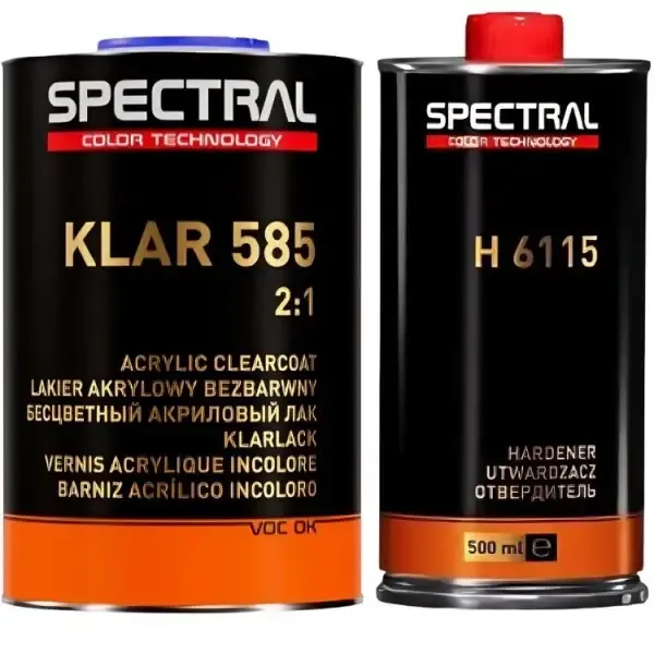 Акриловий лак "Spectral Klar 585 2:1" + затверджувач "H6115" [Спектрал Клар 585]