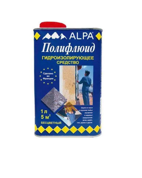 Рідина гідроізоляційна Alpa Polyfluid (Алпа Поліфлюїд)