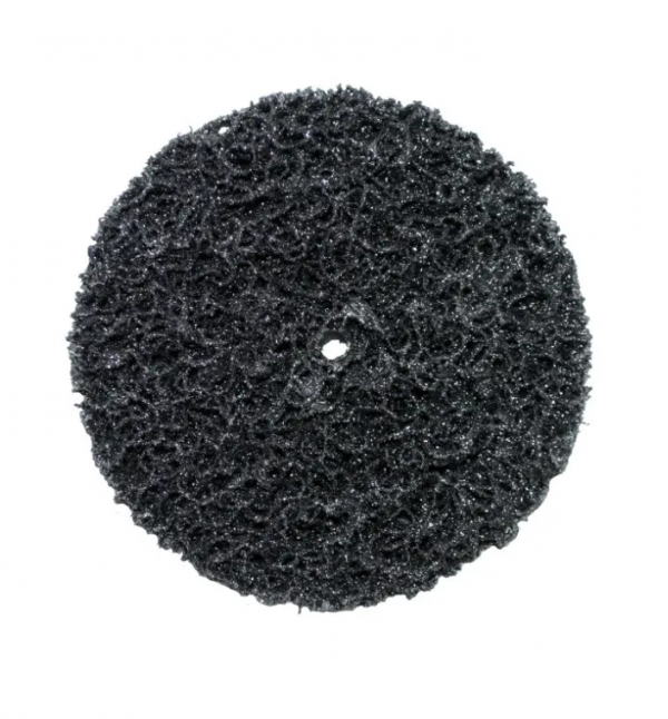 Круг зачистной Polystar Abrasive, без основы, черный, (коралл) мягкий, 1 шт