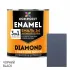 Эмаль антикоррозионная 3 в 1 Diamond Kompozit, черная (Композит Диамант)