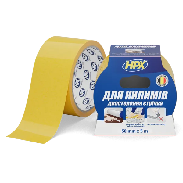 Лента двухсторонняя "CARPET TAPE HPX" для ковролина и линолеума