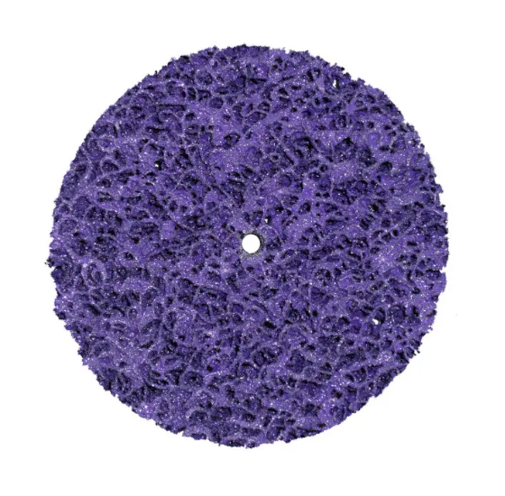Круг зачистной Polystar Abrasive, без основы, фиолетовый, (коралл) жесткий, 10 шт