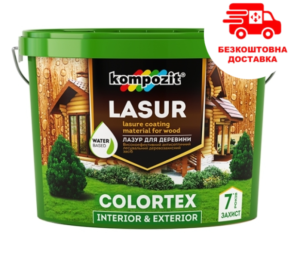 Лазур по дереву "Kompozit Colortex", прозора (Композит Колортекс)