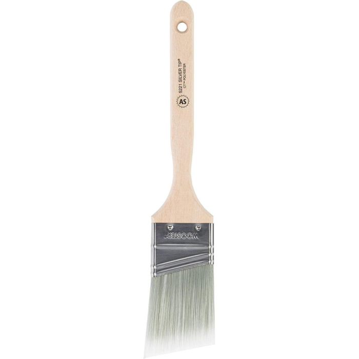 Синтетическая кисть "Wooster Silver Tip angle sash", с угловым срезом - 1,5" (38мм)