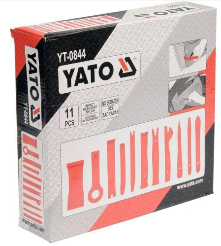 Набір знімачів для панелей облицювання "YATO" (11 предметів)