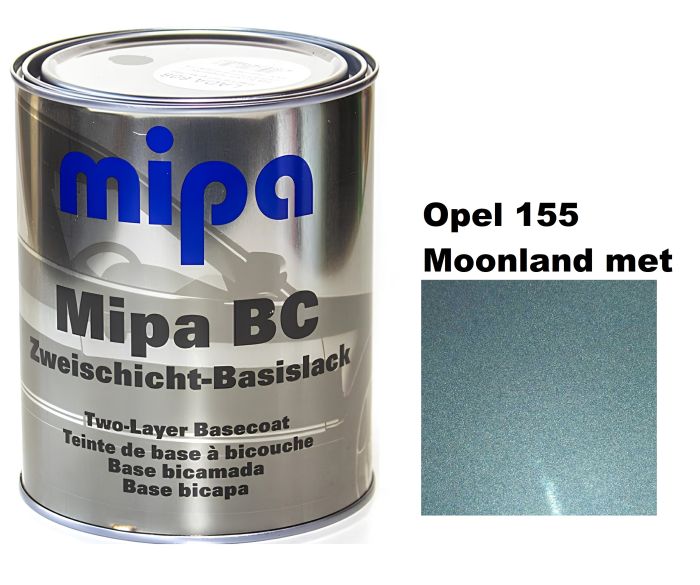 Базова автоемаль (металік) "Mipa Opel 155 Moonland met" 1л [Міпа Опель 155 Мунленд мет]