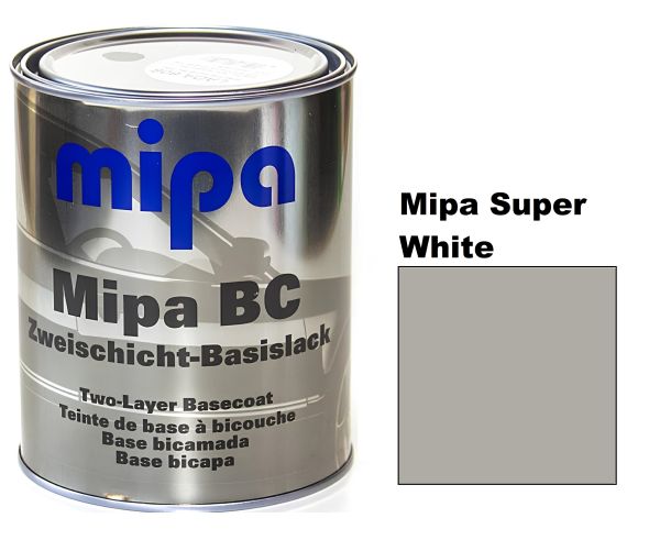 Базова автоемаль (металік) "Mipa Super White " 1л