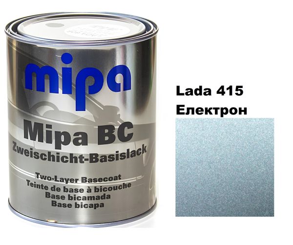 Базова автоемаль (металік) "Mipa 415 електрон" 1л [Міпа]