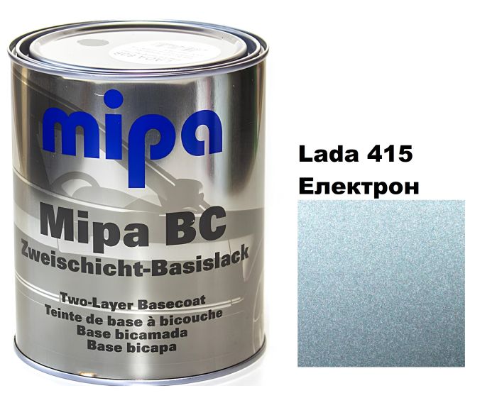 Базова автоемаль (металік) "Mipa 415 електрон" 1л [Міпа]