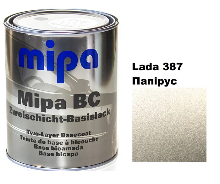 Базова автоемаль (металік) Mipa Lada 387 Папірус 1л [Міпа Лада 387]