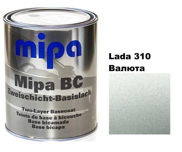 Базова автоемаль (металік) "Mipa Lada 310 Валюта" 1л [Міпа Лада 310]