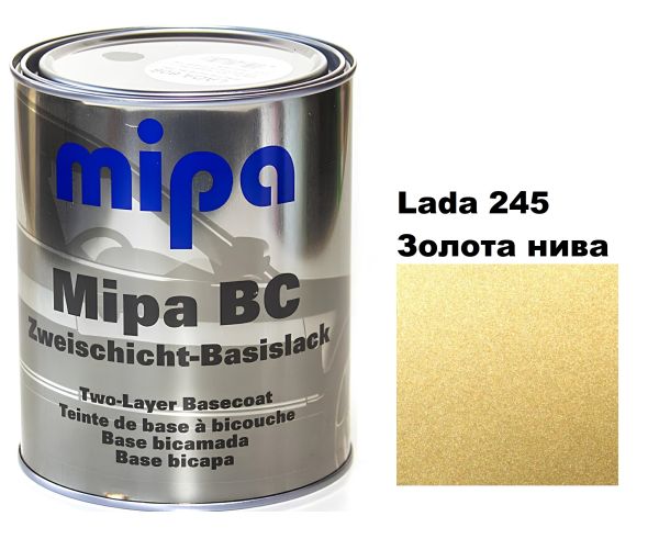Базова автоемаль (металік) "Mipa Lada 245 Золота нива" 1л [Міпа Лада 245]