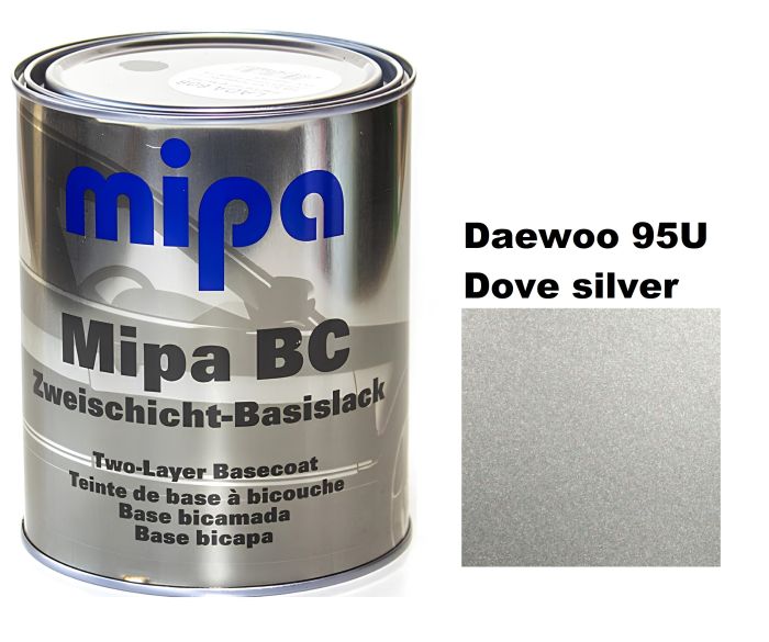 Базова автоемаль (металік) "Mipa 95U Daewoo" 1л [Міпа]