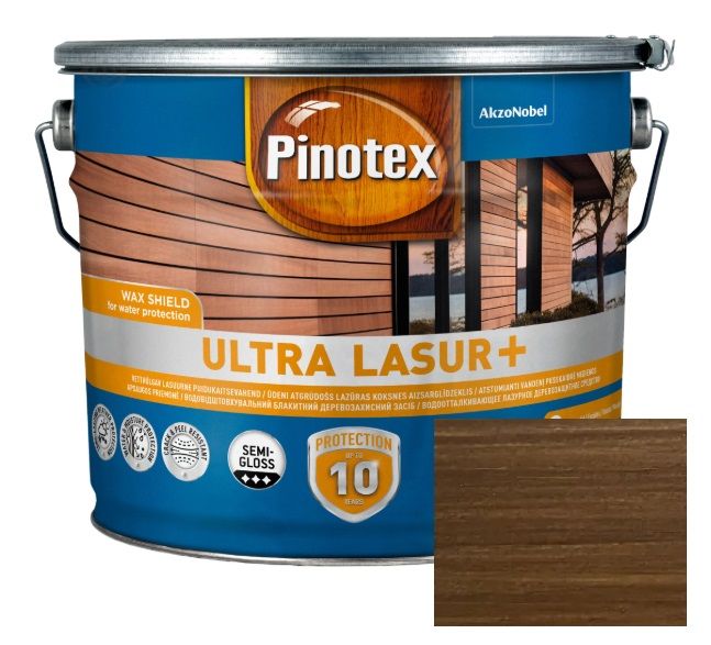 Просочення деревини, Горіх , "OP PINOTEX ULTRA LASUR+ ", (3 л), [Пінотекс Ультра Лазур плюс]