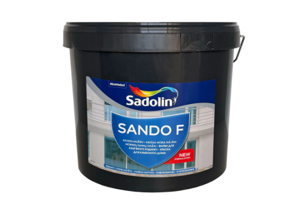Фасадная краска на водной основе Sadolin Sando F, белая (Садолин Сандо Ф)