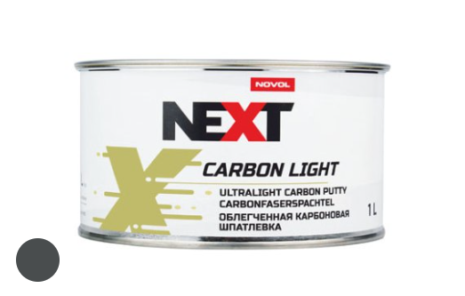 Полегшена карбонова шпаклівка "NEXT CARBON LIGHT" автомобільна (1л)