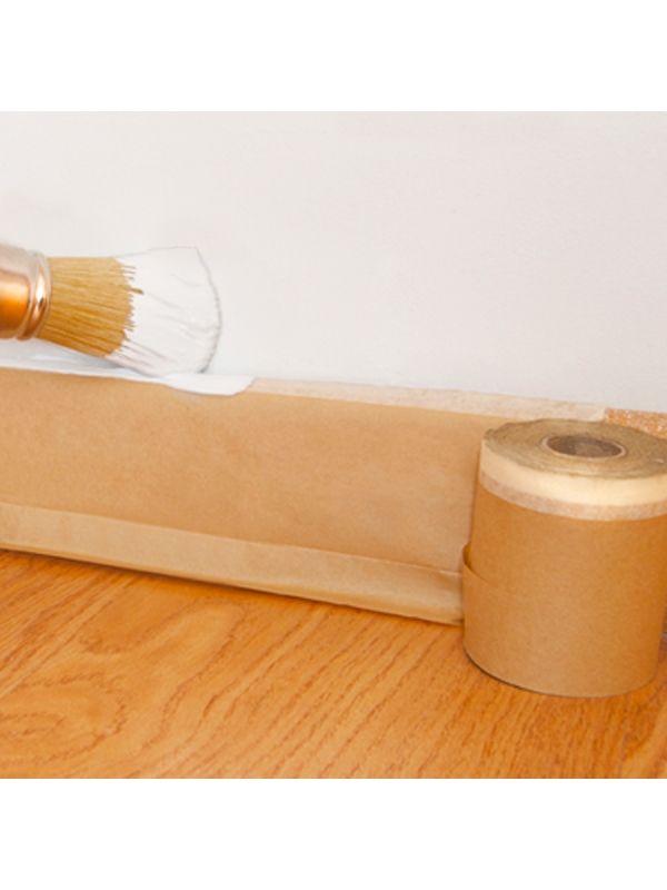 Малярная бумага с клейкой лентой "Masking Paper with Tape Premium"