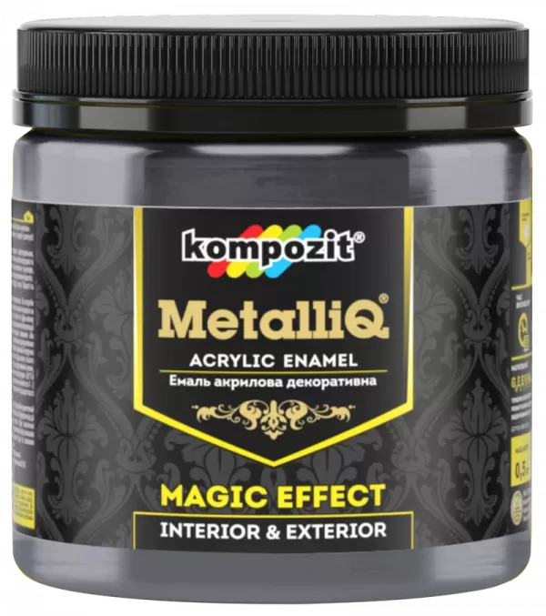 Емаль акрилова Kompozit Metalliq Платина (Композит Метталік)