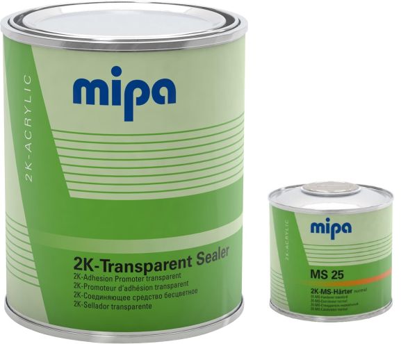Грунт посилювач адгезії для нешліфованих поверхонь Mipa 2К Transparent Sealer (Міпа 2К Транспарент Сілер)