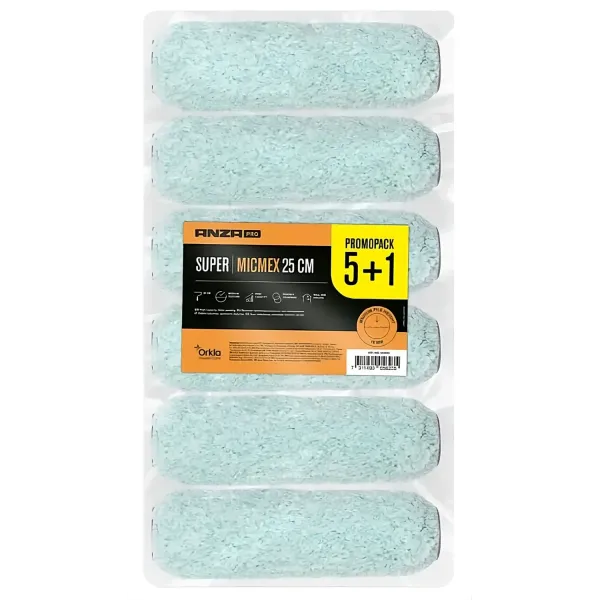 Набір валиків 5+1 "Micmex roller stick Anza" (25cм)  [Міксмекс ролер Анза]