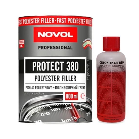 Полиефірний ґрунт "Novol Protect 380" + затвердник (0.8л+0,08л) [Новол Протект 380]