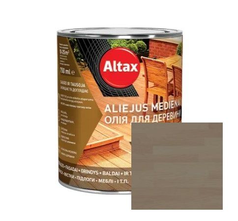 Защитное масло, Антрацит, "ALTAX" для древесины [Альтакс]