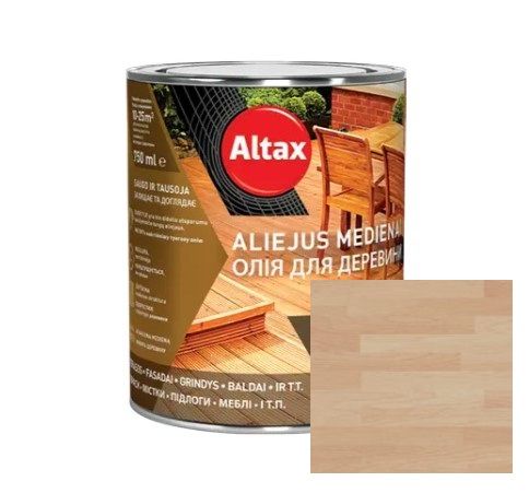 Захисна олія, Сірий, "ALTAX" для деревини [Альтакс]